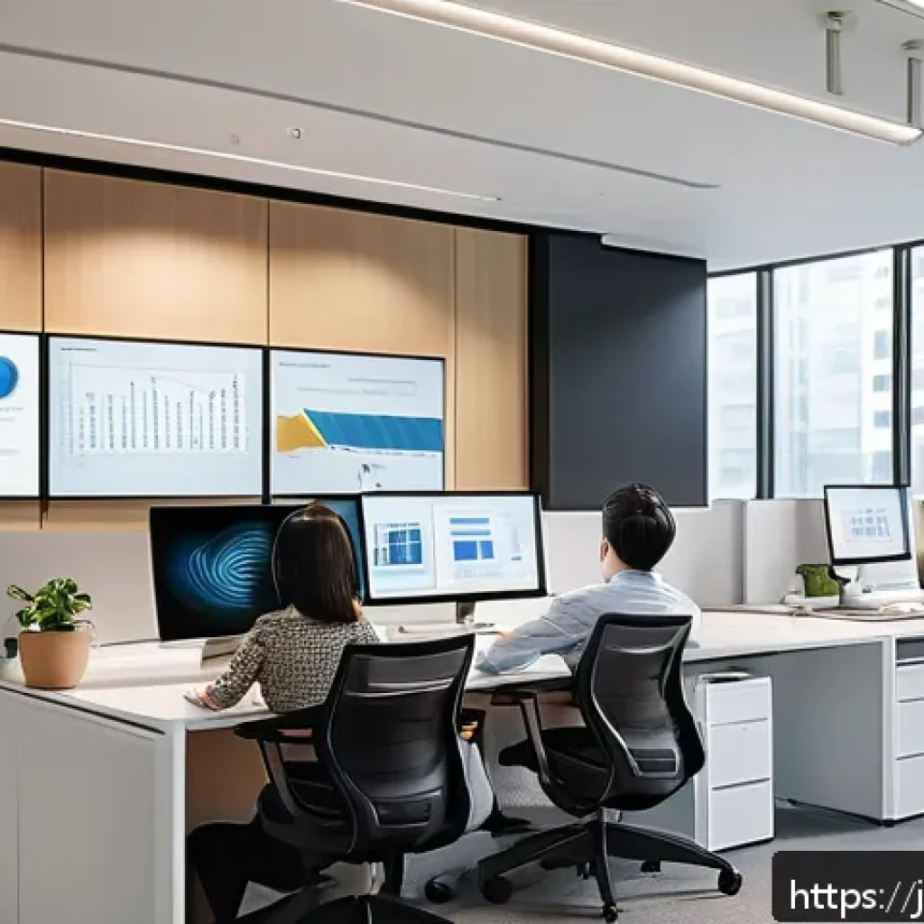 CPA 빅4 기업 문화 리뷰 - A modern Japanese CPA office environment featuring a diverse team of professionals engaged in a hybr...