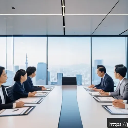 CPA와 기업 지배 구조 감사 - A modern corporate office scene depicting a diverse team of professionals engaged in a risk manageme...