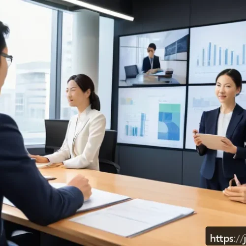 공인회계사로서의 국제 감사 경험 - A professional international audit team collaborating in a modern office setting, featuring diverse ...